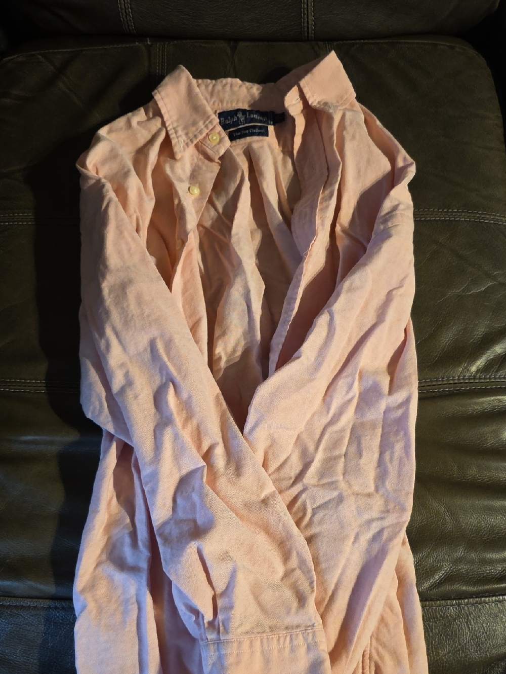 Polo by Ralph Lauren Women's Pink Button-Down Shirt